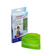 Sanctband Loop Band - erősítő gumiszalag (közepes, lime)