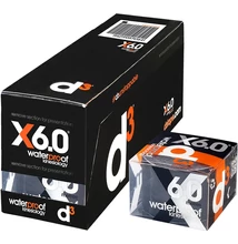 d3 X6.0 – Vízálló kineziológiai tapasz (fekete - karton /6db)