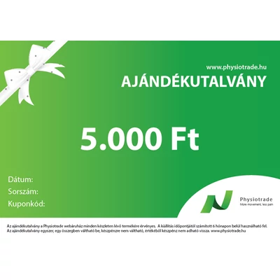 Ajándékutalvány 5000 Ft értékben