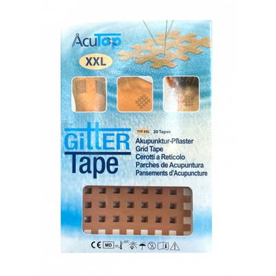 AcuTop Gitter Tape / Cross Tape "XXL méret" bézs (20ív/doboz)