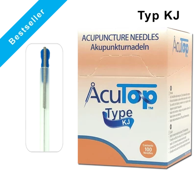 AcuTop steril akupunktúrás tű vezetővel 0,25 x 40 mm, 100db/csomag