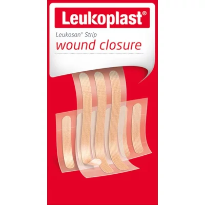 Leukoplast Leukosan Strip steril elasztikus sebzáró csík (9 db - 2 méret)