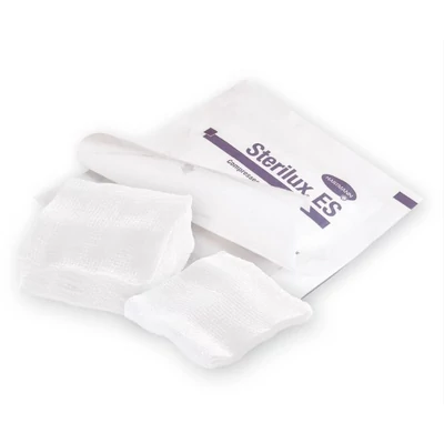 Sterilux ES hajtogatott mull-lap, 8rtg, steril, (5x5cm, 10db)