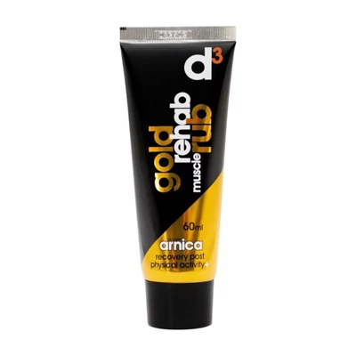 d3 Gold rehab rub – Aktivitás utáni hűsítő és regeneráló krém (60 ml)