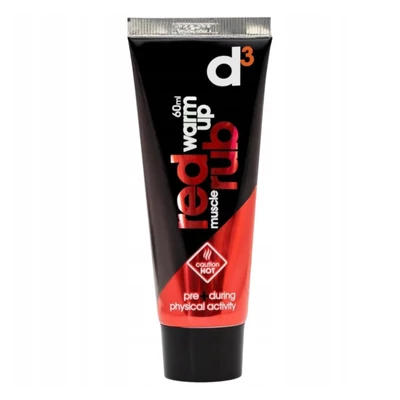 d3 Red rub – Bemelegítő krém (60 ml)