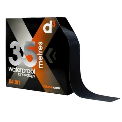 X35 – Vízálló kineziológiai tapasz - 5cm x 35m (fekete)