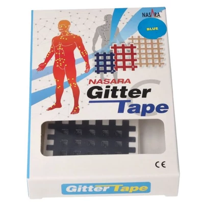 Nasara Gitter Tape / Cross Tape "közepes méret" (doboz/20ív) - sötétkék