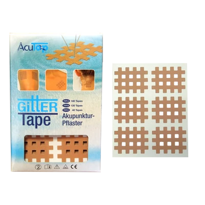 AcuTop Gitter Tape / Cross Tape "közepes méret" bézs (20ív/doboz)