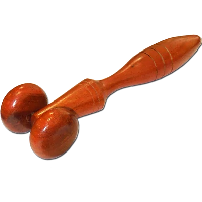 Fa görgős kézi masszázseszköz