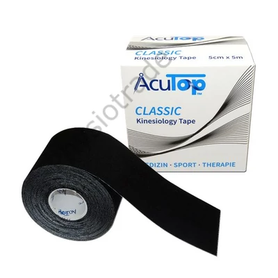 AcuTop Classic kineziológiai tapasz (fekete)