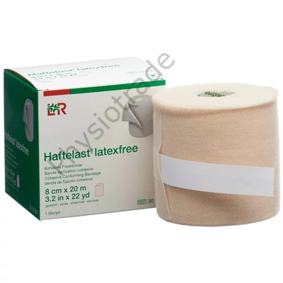 Haftelast rugalmas öntapadó rögzítőbandázs (8cm x 20m) - bézs