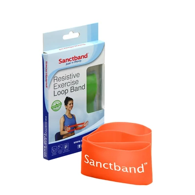 Sanctband Loop Band - erősítő gumiszalag (könnyű, narancs)