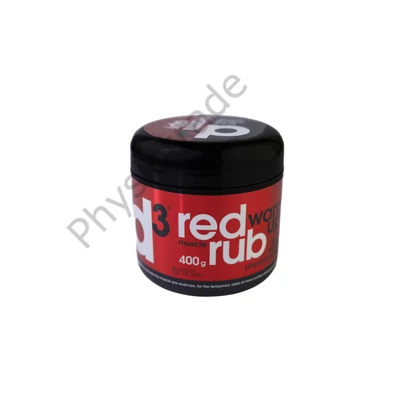 d3 Red rub – Bemelegítő krém (400g)