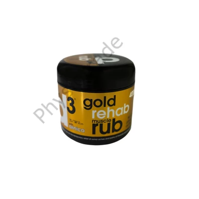 d3 Gold rehab rub – Aktivitás utáni hűsítő és regeneráló krém (400g)