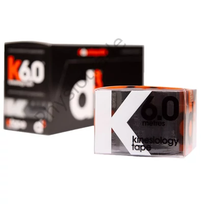 d3 K6.0 – Kineziológiai tapasz (fekete - karton /6 db)