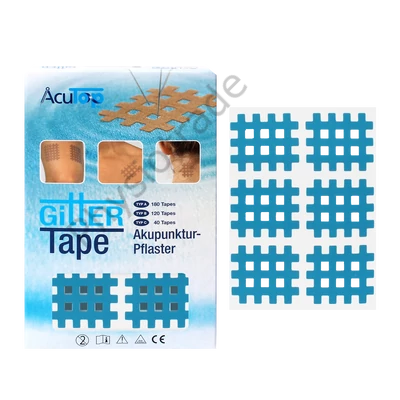AcuTop Gitter Tape / Cross Tape "közepes méret" - kék (20ív/doboz)