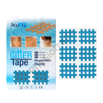 AcuTop Gitter Tape / Cross Tape "közepes méret" - kék (20ív/doboz)
