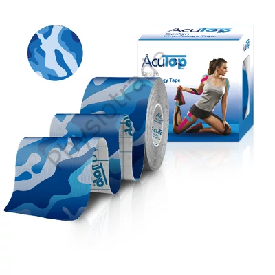 AcuTop Premium Design kineziológiai tapasz (kék terep)