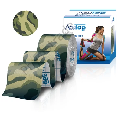 AcuTop Premium Design kineziológiai tapasz (zöld terep)