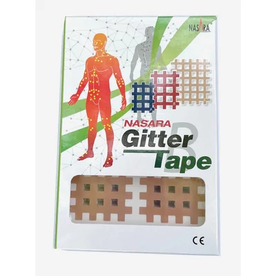 Nasara Gitter Tape / Cross Tape "közepes méret" (doboz/20ív)