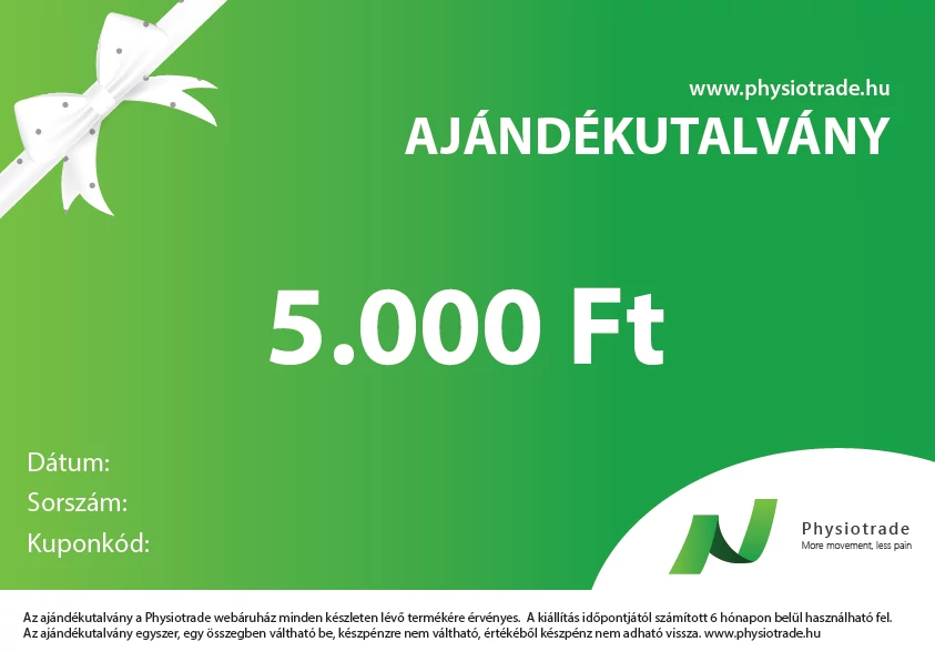 Ajándékutalvány 5000 Ft értékben