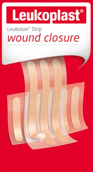 Leukoplast Leukosan Strip steril elasztikus sebzáró csík (9 db - 2 méret)