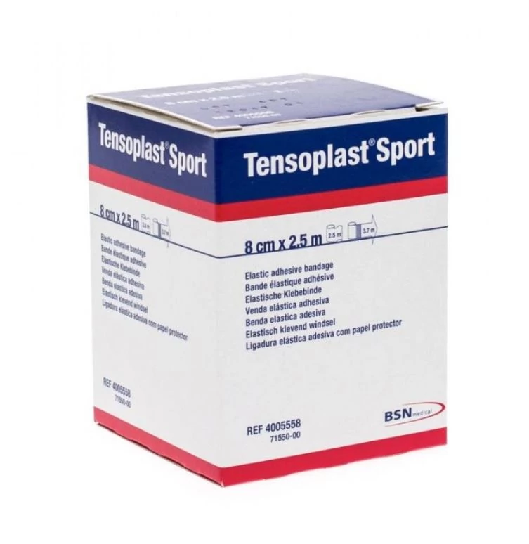 Tensoplast Sport 8cm x 2.5m öntapadó kompressziós kötés