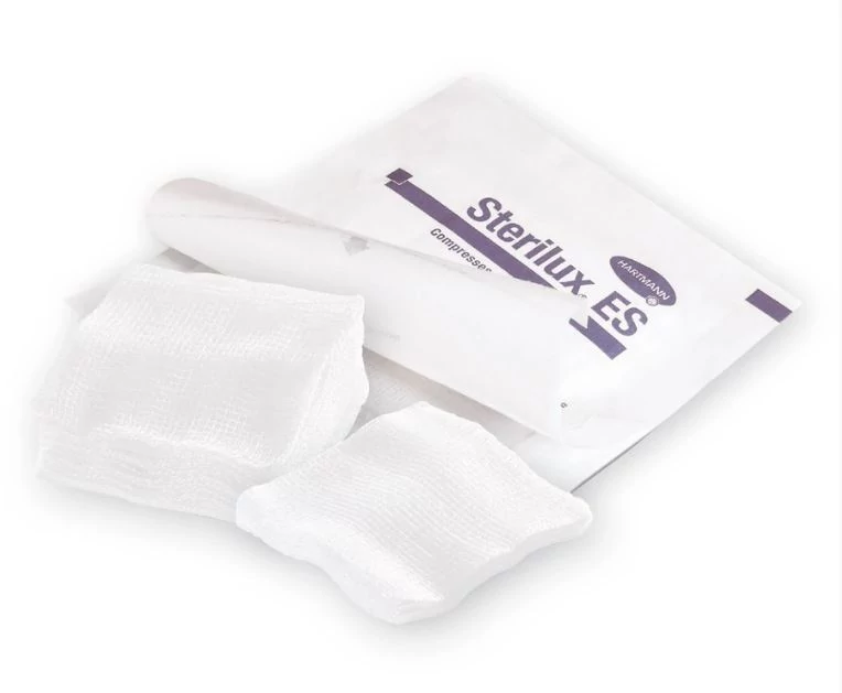 Sterilux ES hajtogatott mull-lap, 8rtg, steril, (5x5cm, 10db)