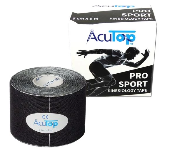 AcuTop Pro Sport kineziológiai tapasz (fekete)