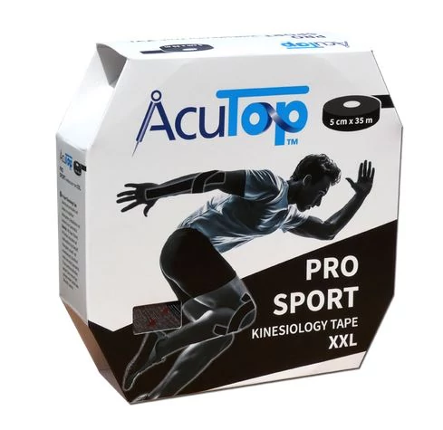 AcuTop Pro Sport kineziológiai tapasz XXL (fekete) 5cm x 35m