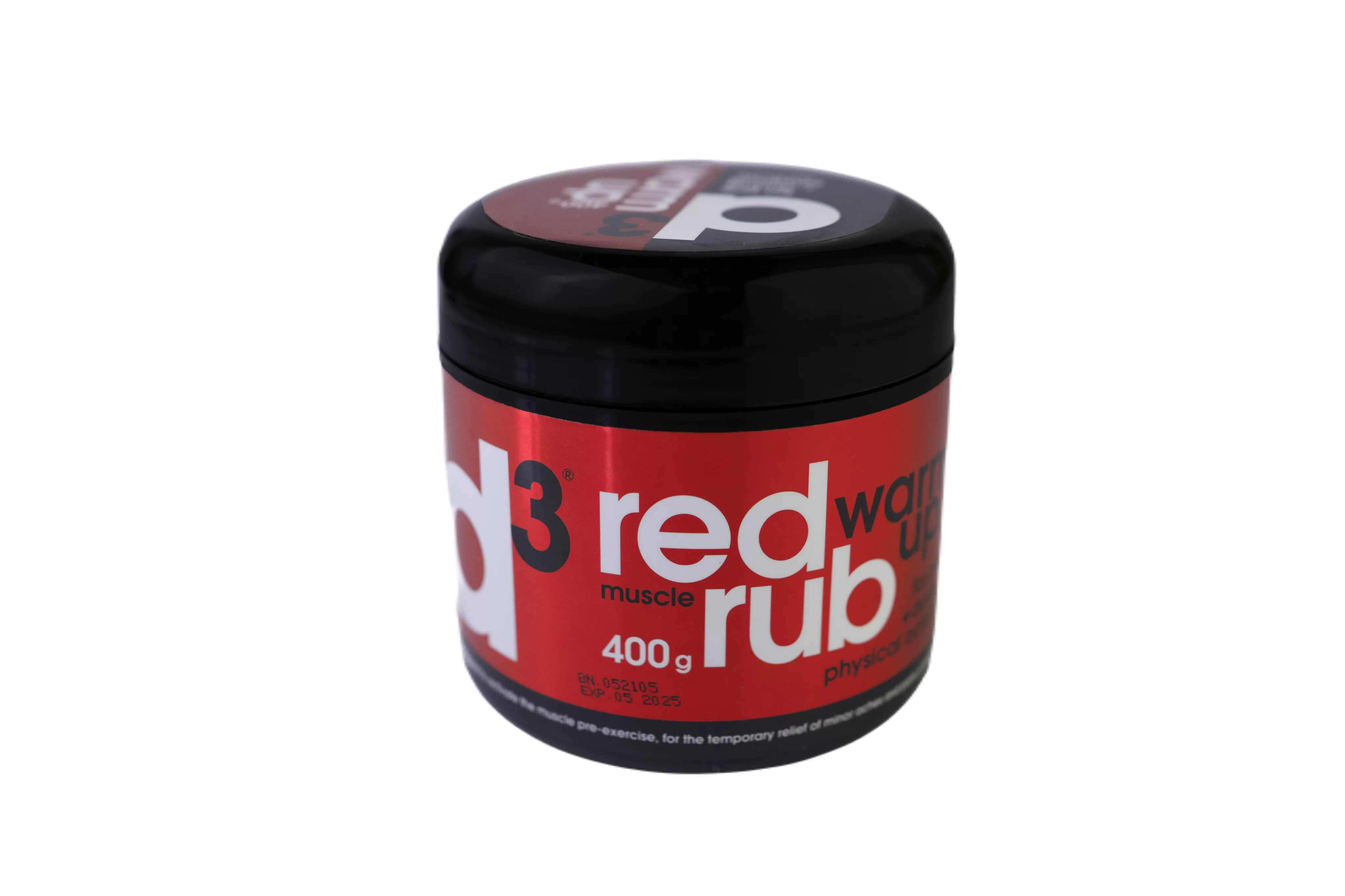 d3 Red rub – Bemelegítő krém (400g)